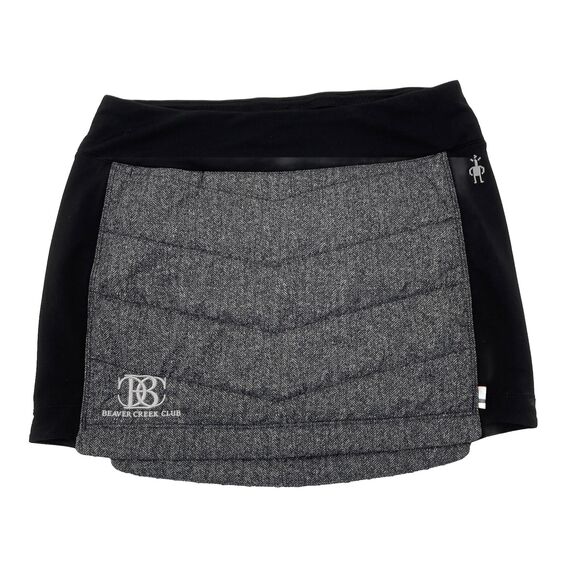Smartwool Dresses & Skirts - Smartwool Smartloft Pull On Puffer Skirt Women Small Gray Beaver Creek Club Logo
